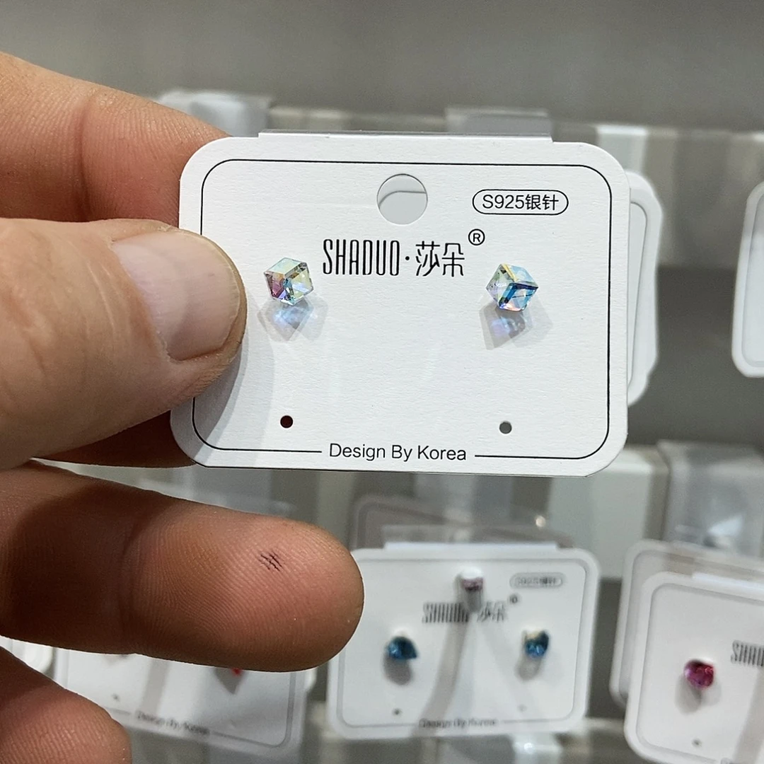 锆石纯铜合金耳钉