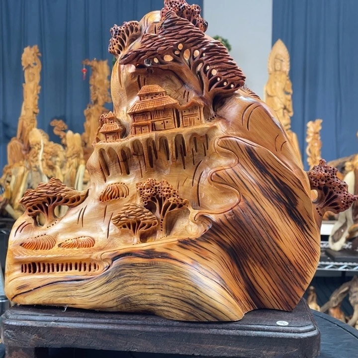 柏木（崖柏）山水倒流香送两盒香