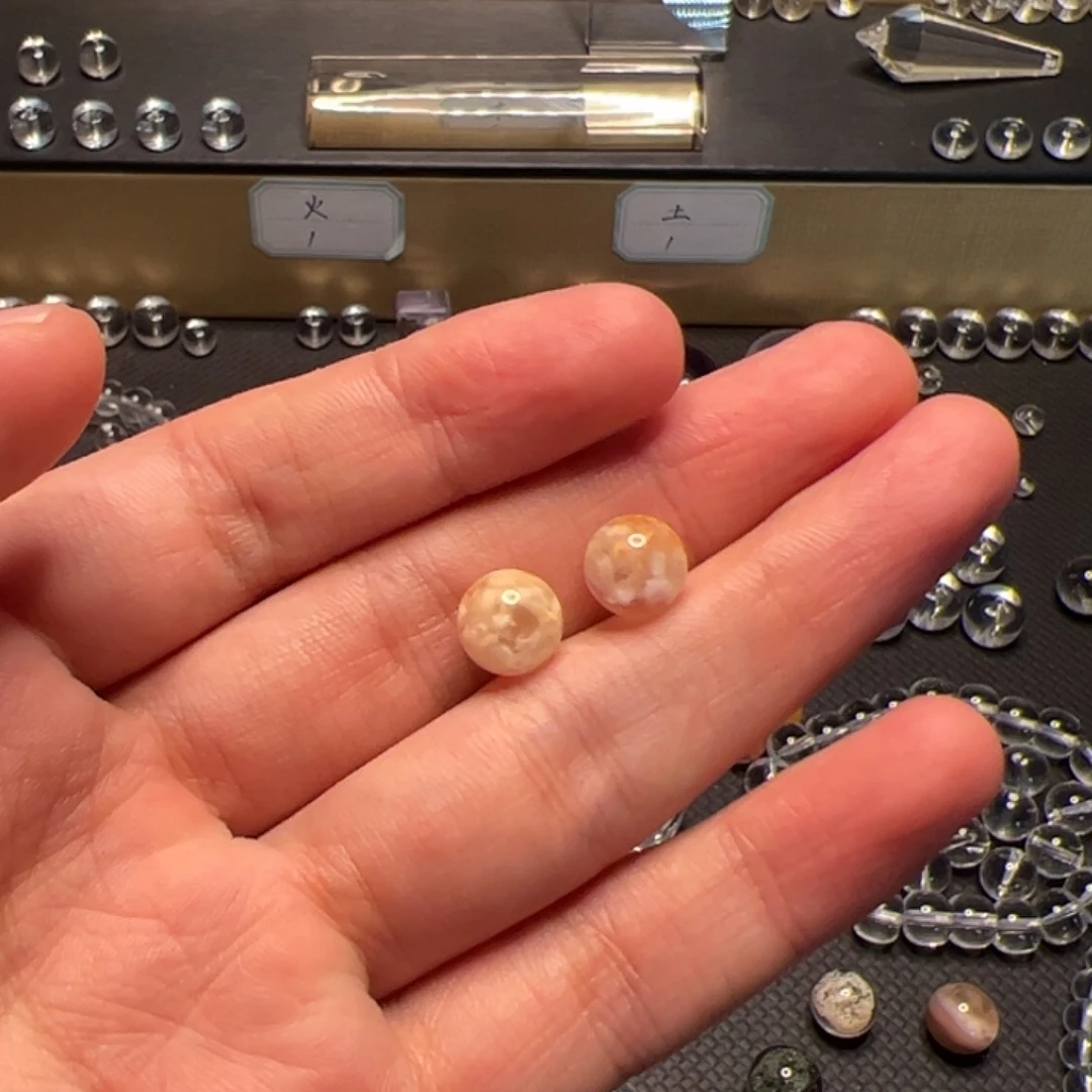 水晶手链未镶嵌5****0兔毛团团单珠