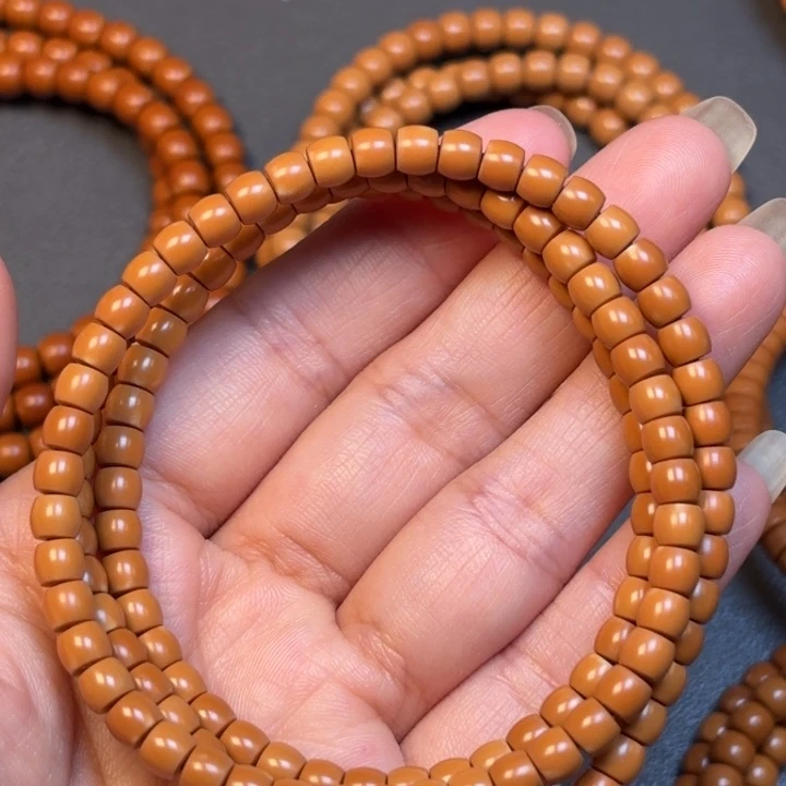 林***(橄榄核手串/手链5.1mm橄榄核尖直切挂脖