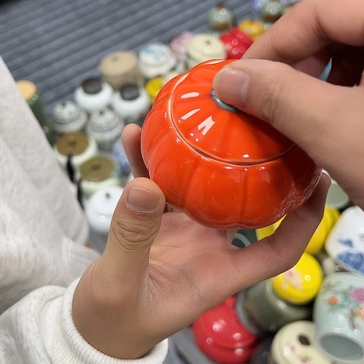 茶叶罐陶瓷家用储物罐瑕疵品介意勿拍