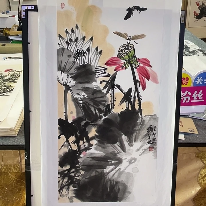 国画张圣敏先生纯手绘作品