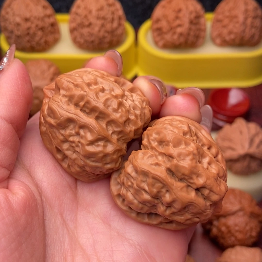 把件文玩核桃38➕精品“四开背”延庆蛤蟆头