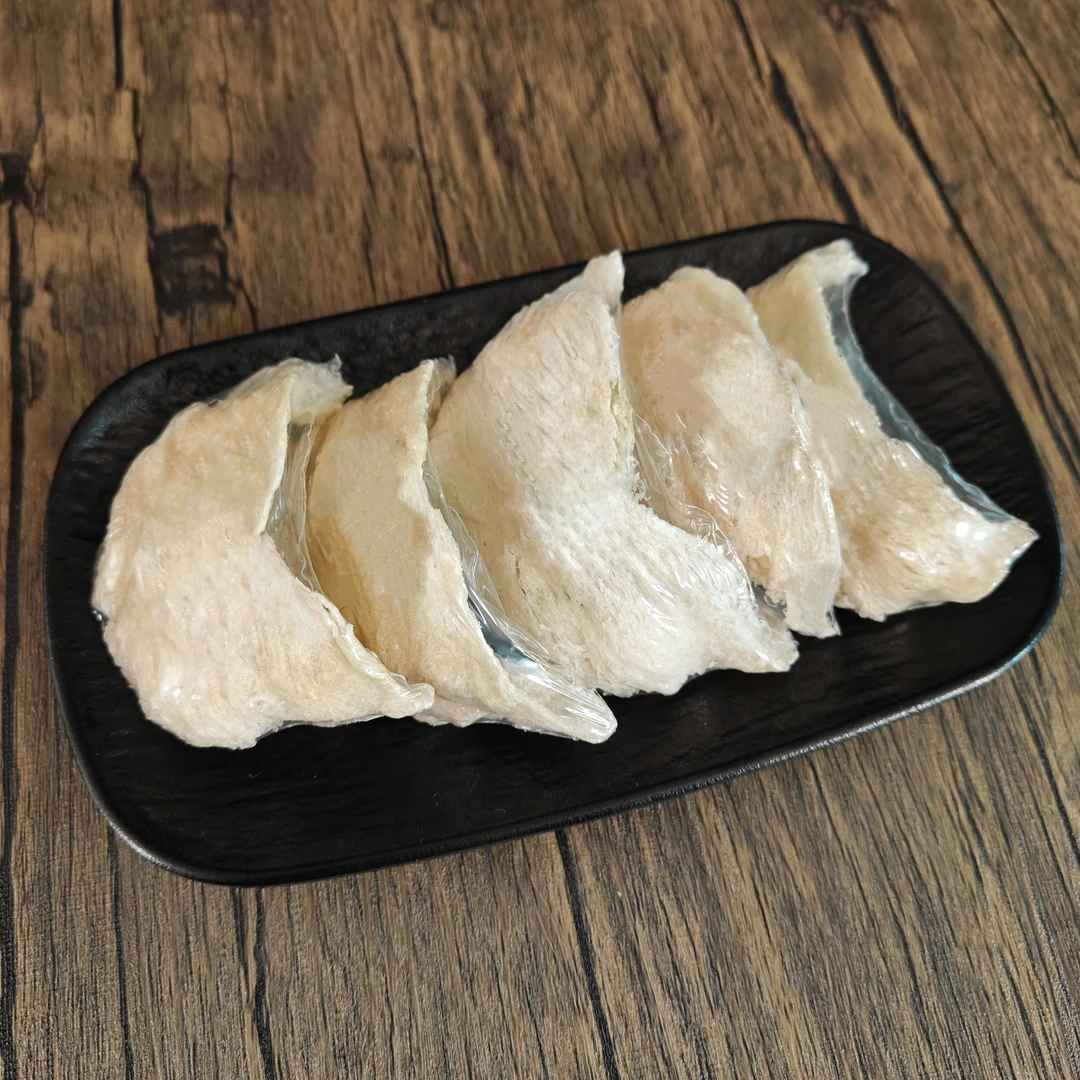 足干喔喔鱼胶干货天然滋补多种细腻胶质补充多种食用肉厚不腥可