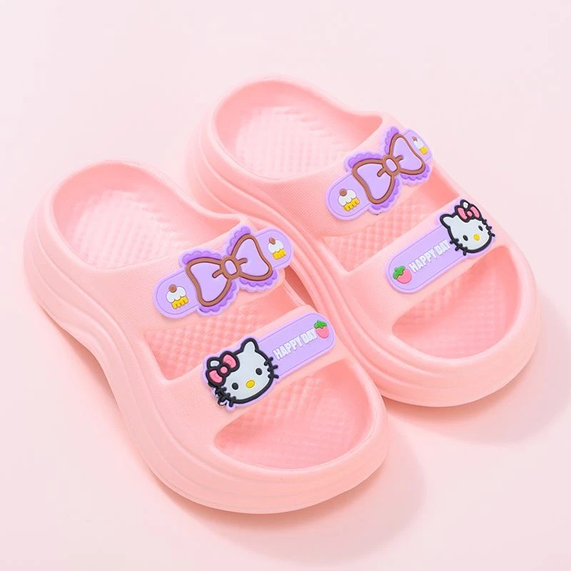 QBZNAHZ/仟百赞新款卡通拖鞋夏居家室内外穿儿童软底防滑宝宝厚底