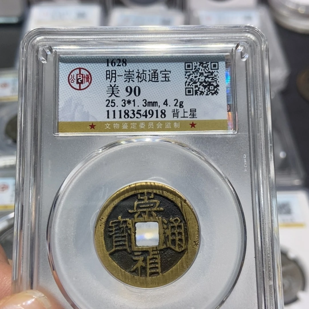 铜大头精选崇祯背上星4918