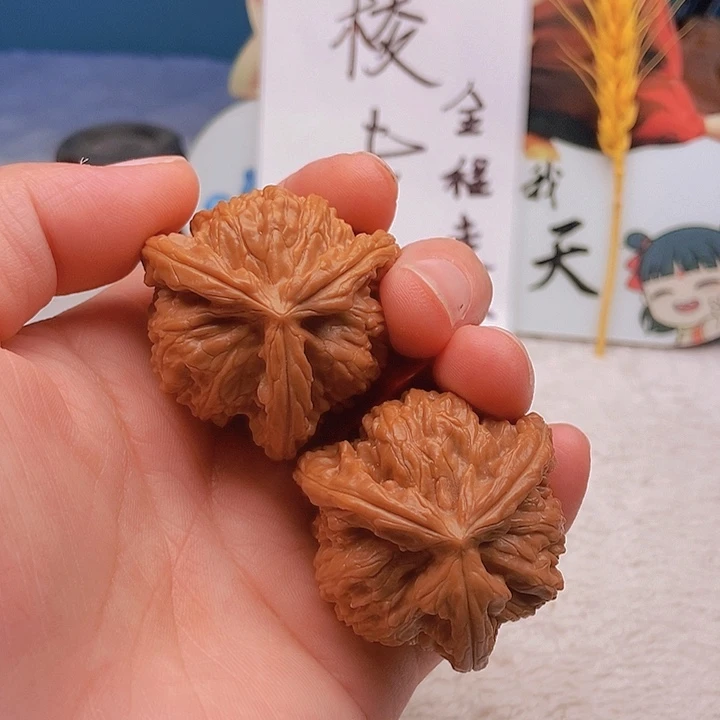 吊坠文玩核桃老****饨三棱