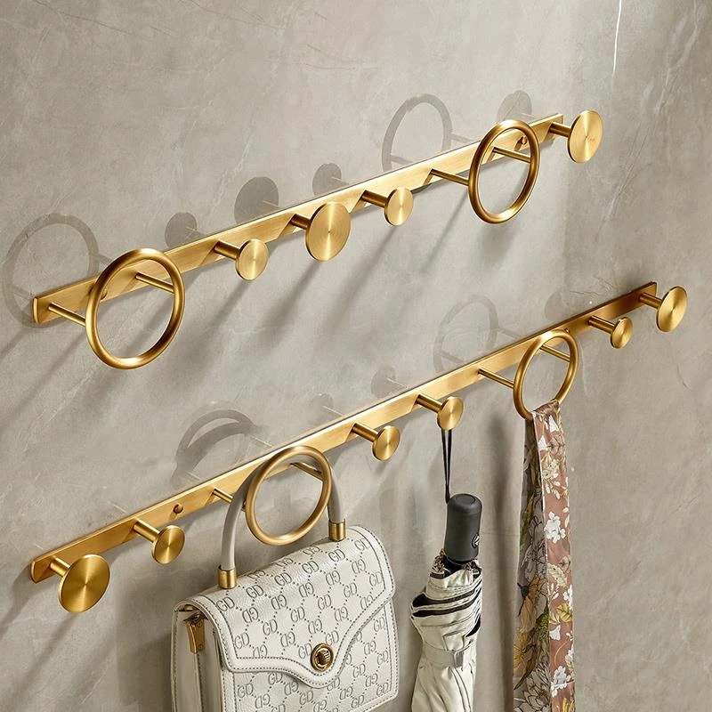 FAVMARTH高端实心全铜挂衣钩进门玄关衣服挂钩挂衣架壁挂墙上入户