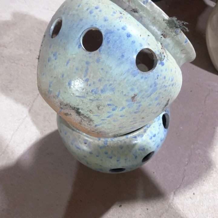 花盆紫砂口径19高度20两只