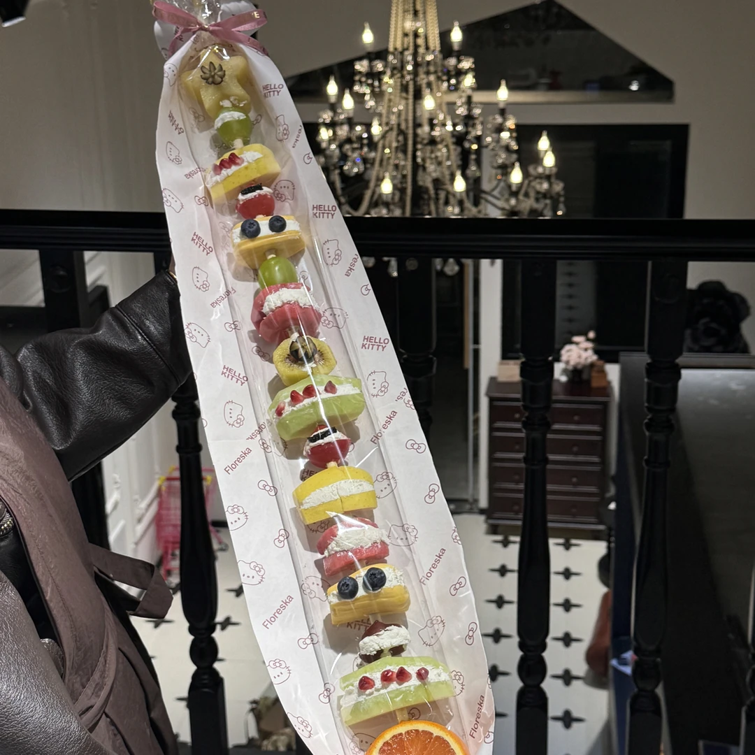 1米长冷翠酸奶水果夹