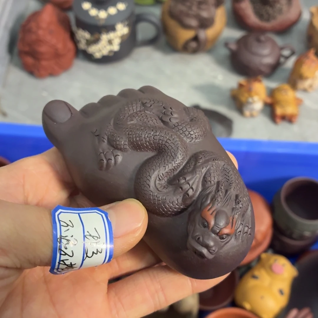 紫砂茶杯瑕疵不退不换介意勿拍