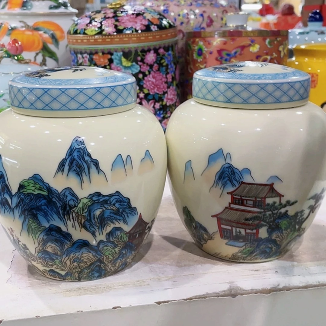 【闪购商品】罐陶瓷茶叶罐密封罐