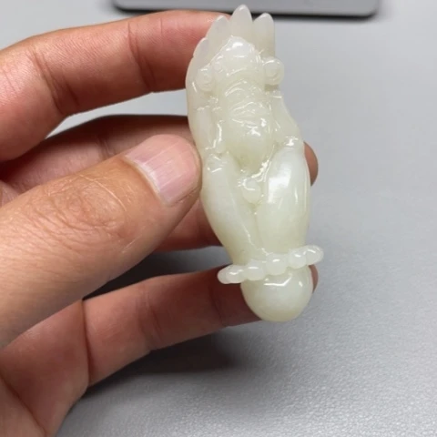 和田玉吊坠(不含链)未镶嵌非*