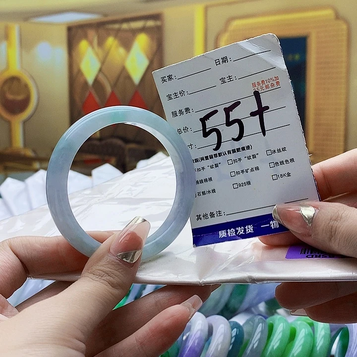 翡翠未镶嵌手镯0009888899