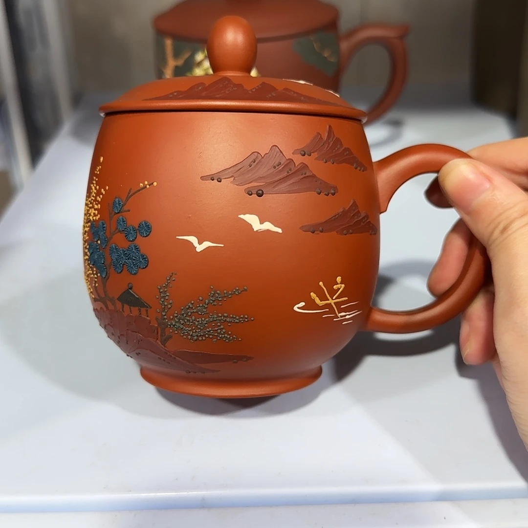 茶杯紫砂飞****豆