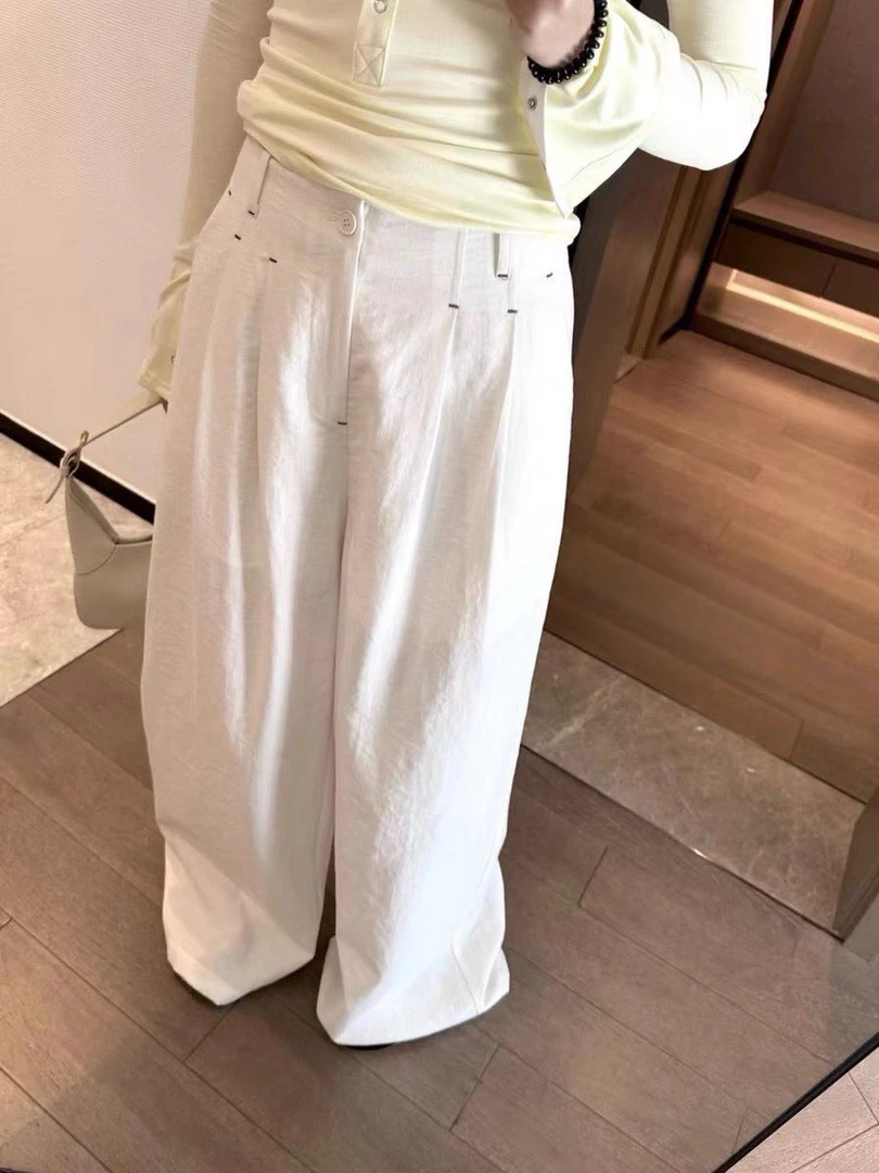 无绵麻不夏天-什么腿型穿都好看的阔腿休闲裤（9AWY9651#）9-48