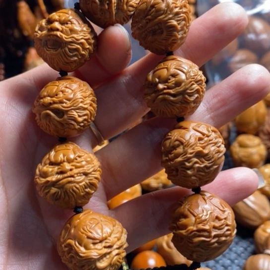 橄榄核吊坠山鬼钟馗