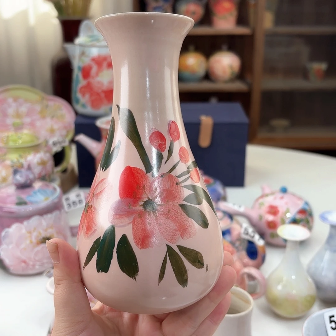 景德镇手绘高温釉下彩陶瓷茶具