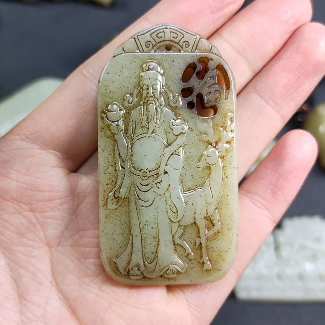 和田玉颈饰未镶嵌用****7