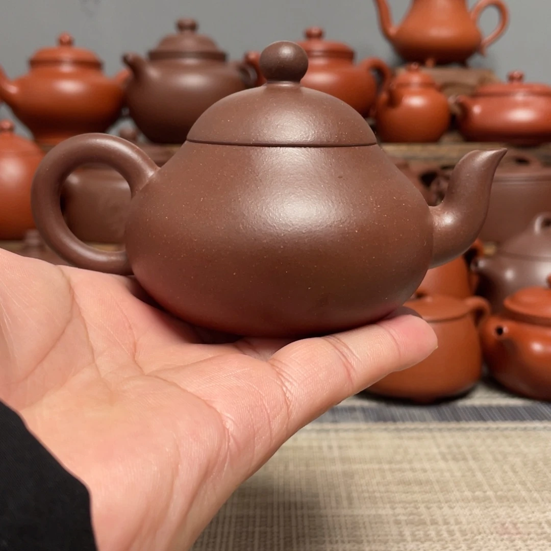紫砂茶壶随**安矮梨150容量