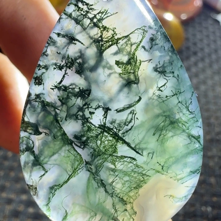 超***亮玛瑙/玉髓未镶嵌颈饰