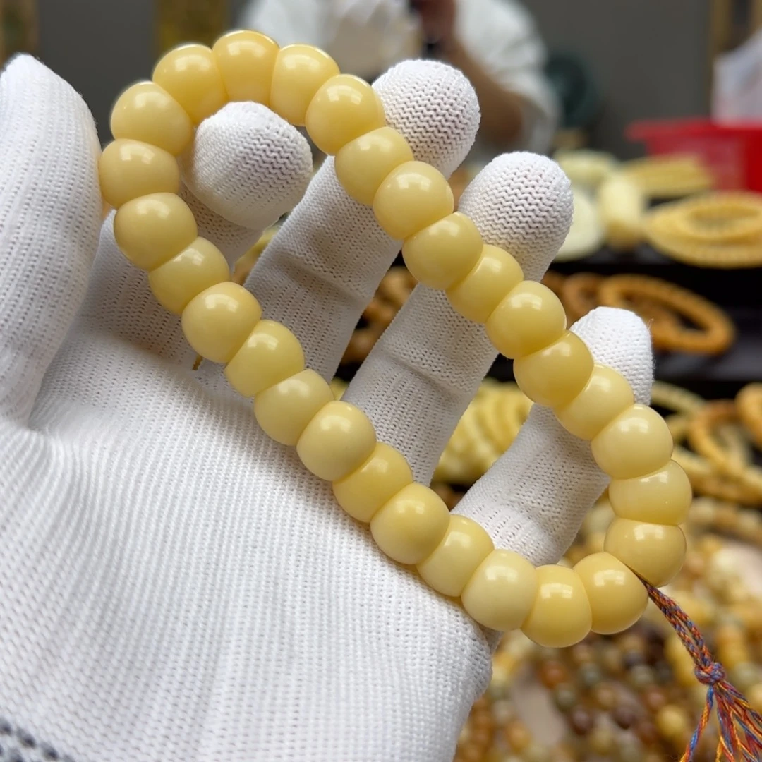 手串菩提根/象牙果13大肠 10年 微瑕 花皮