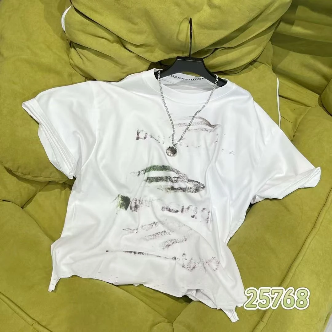 【杨少华服饰】短袖T恤中大童夏季休闲韩版时尚圆领短袖25768