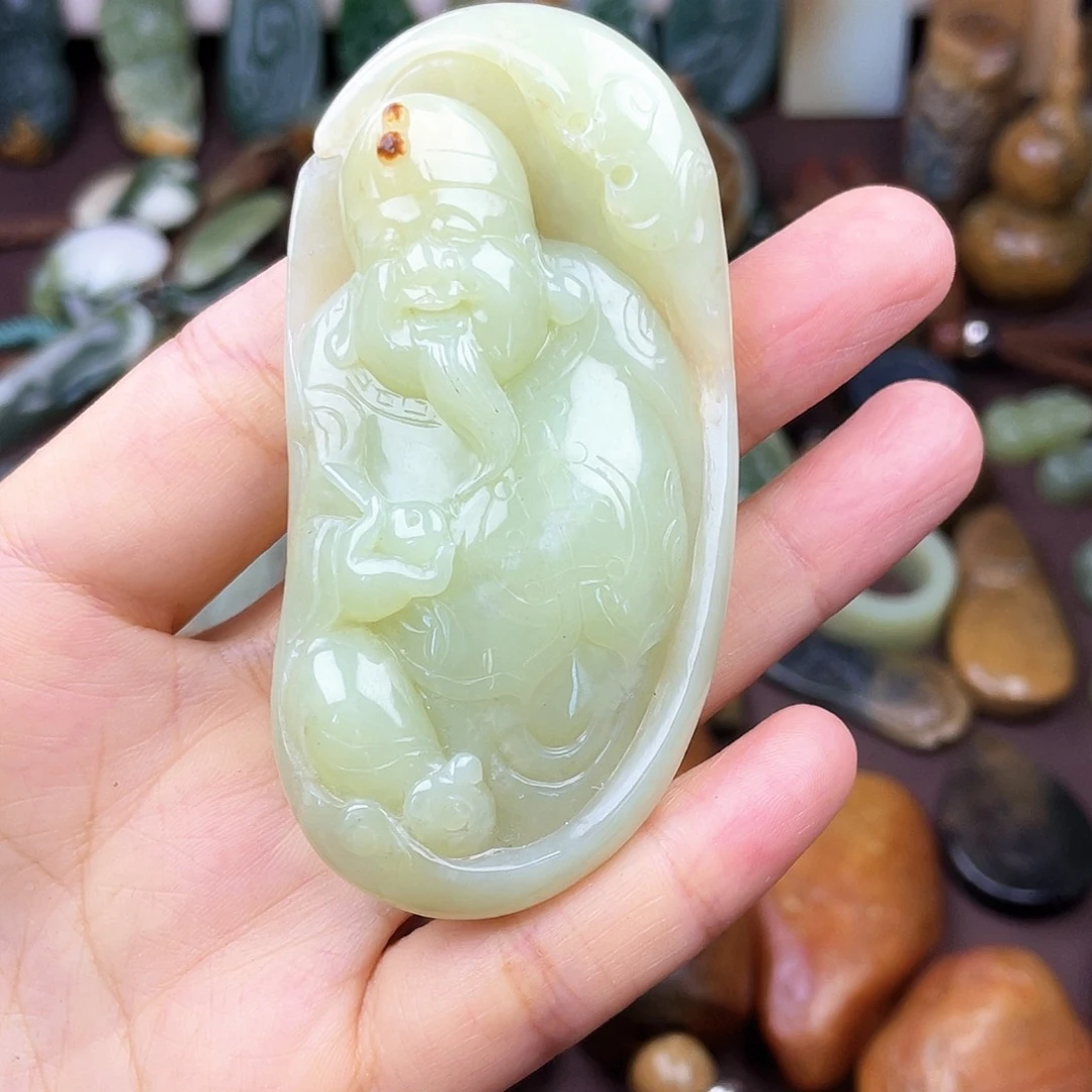 岫岩河磨玉（透闪石质玉）未镶嵌挂件