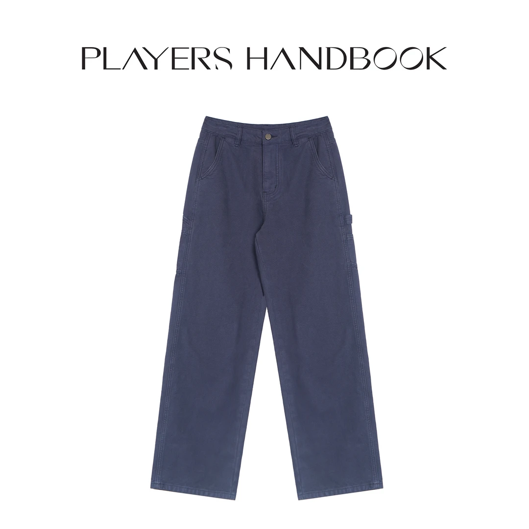 PH《曼城记忆》潮流街头新款小众棕标简工装时尚百搭休闲裤9792