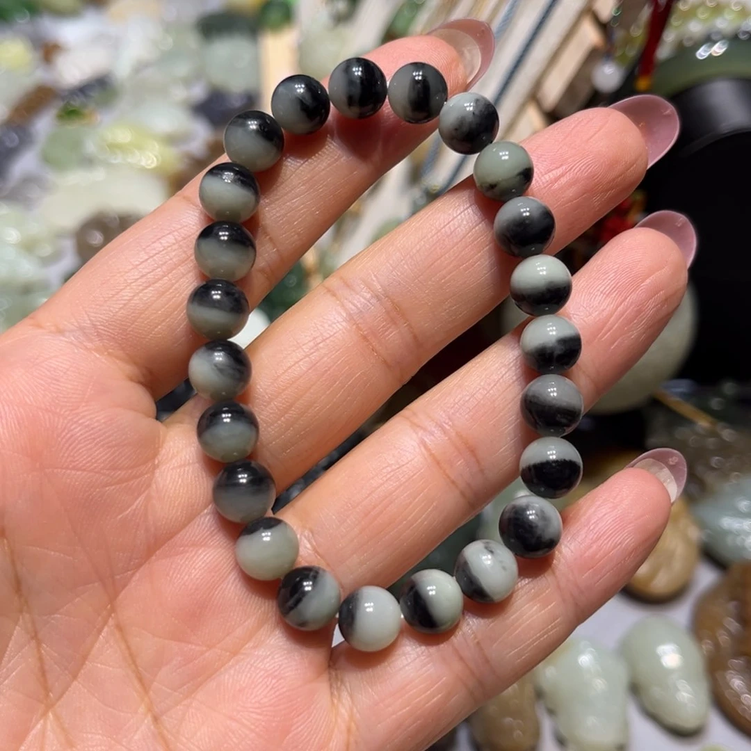 手串未镶嵌和田玉（糖玉）梓*