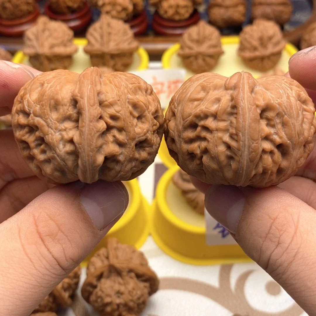 吊坠文玩核桃45尺 全品平谷元宝 33