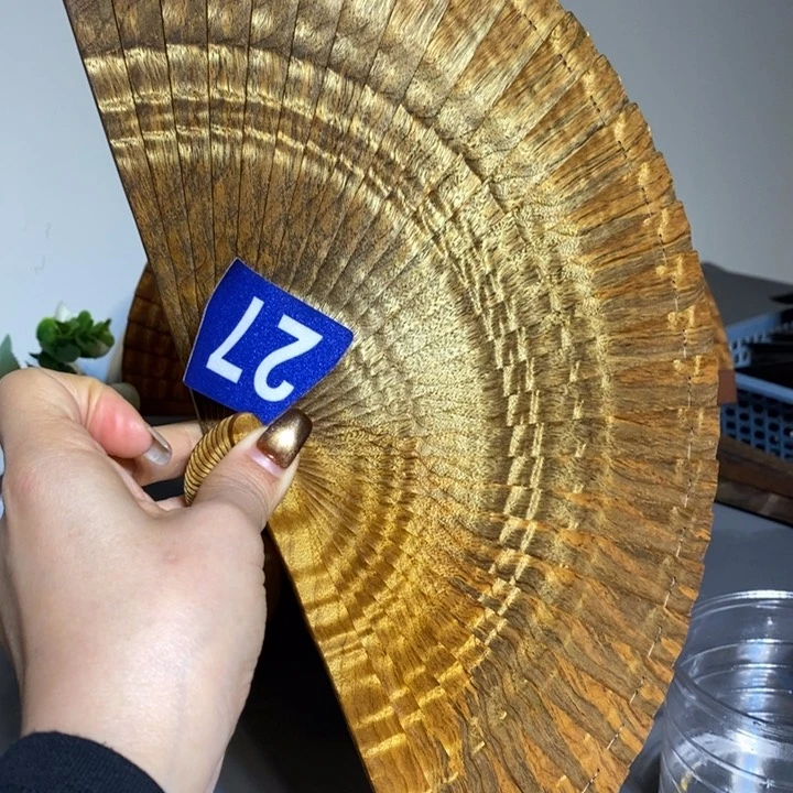 金丝楠寒*宇金丝楠木扇子