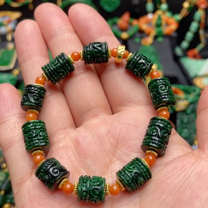 翡翠未镶嵌手链翡翠