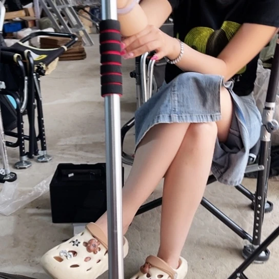 拐杖伞杆铝合金加长微瑕