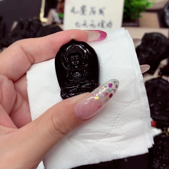 天然a货钢琴黑挂件