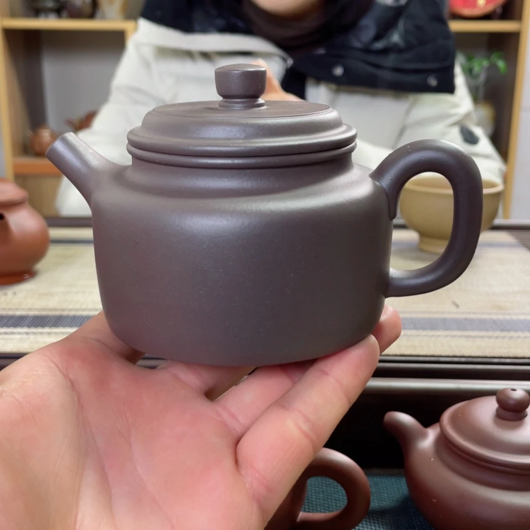 紫砂茶壶德钟天青泥240cc