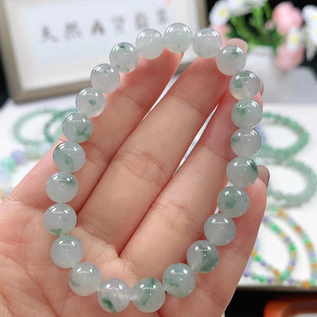 翡翠未镶嵌手链手链8.4mm