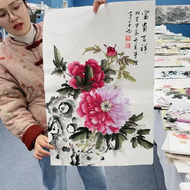 国画纯手绘国画作品鉴赏
