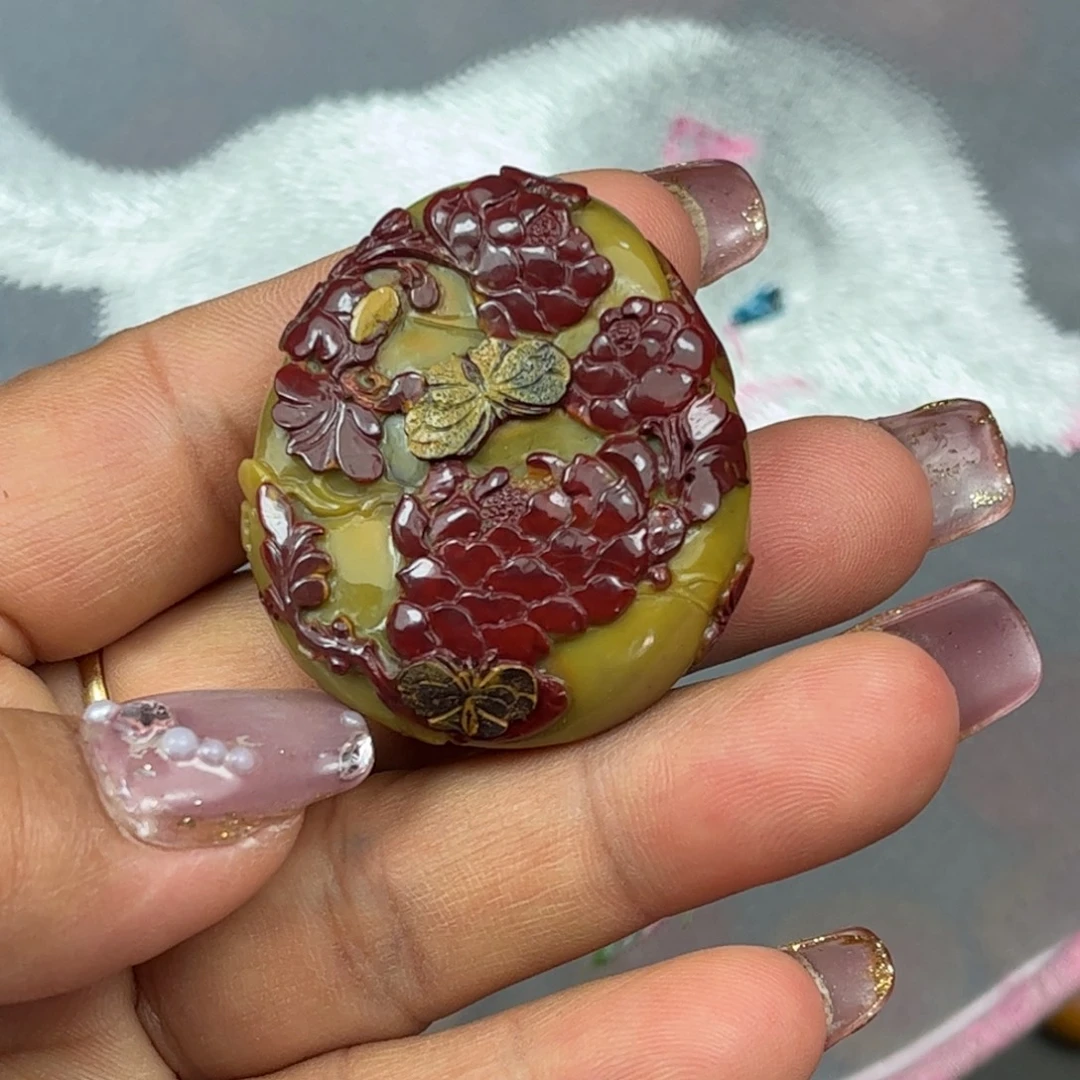 南红玛瑙未镶嵌吊坠