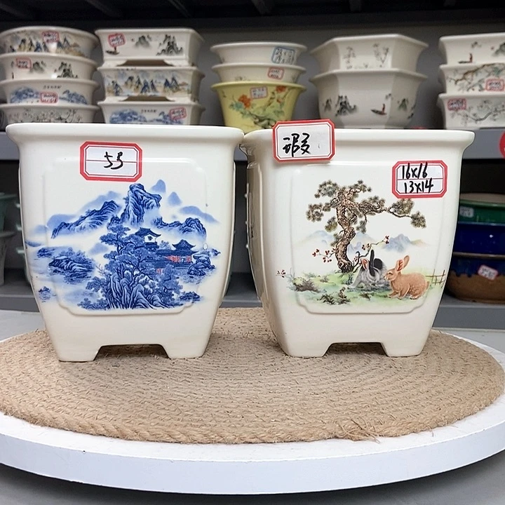 紫砂花盆紫砂花盆