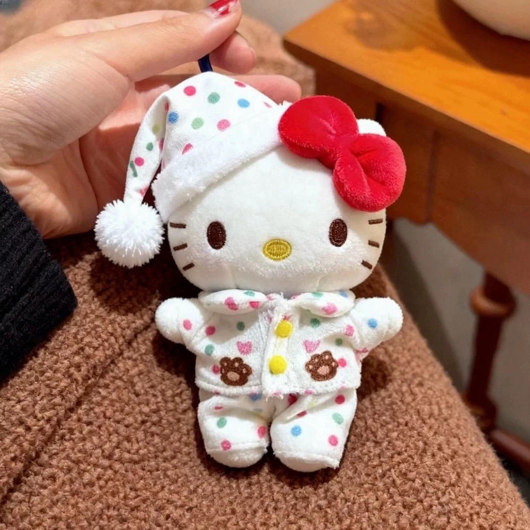 【正版】HelloKitty凯蒂猫睡衣包包挂件礼物可爱卡通公仔玩偶钥匙扣