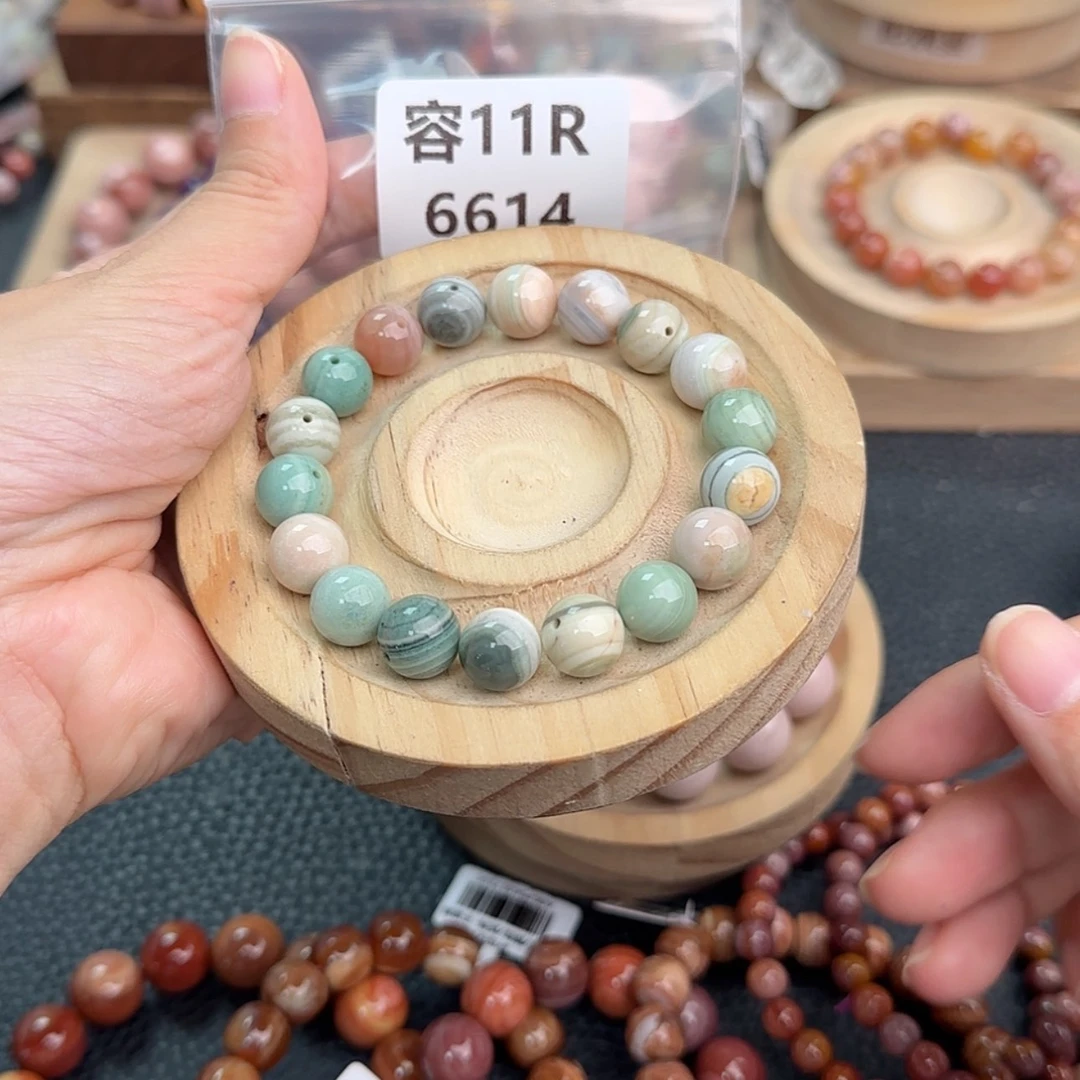 【闪购商品】石英质玉手链未镶嵌汐*r6614