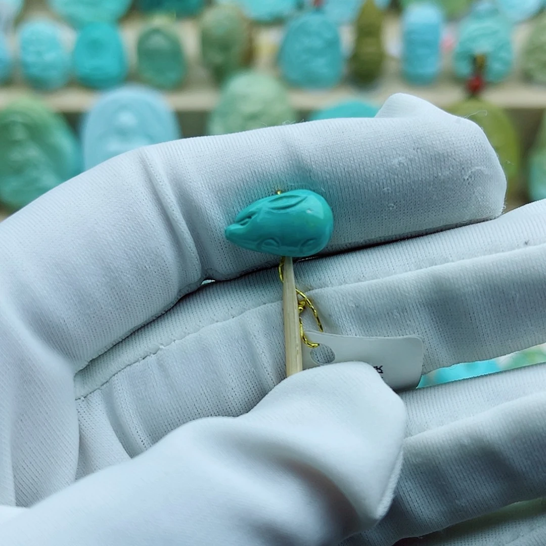 绿松石未镶嵌珠宝半成品