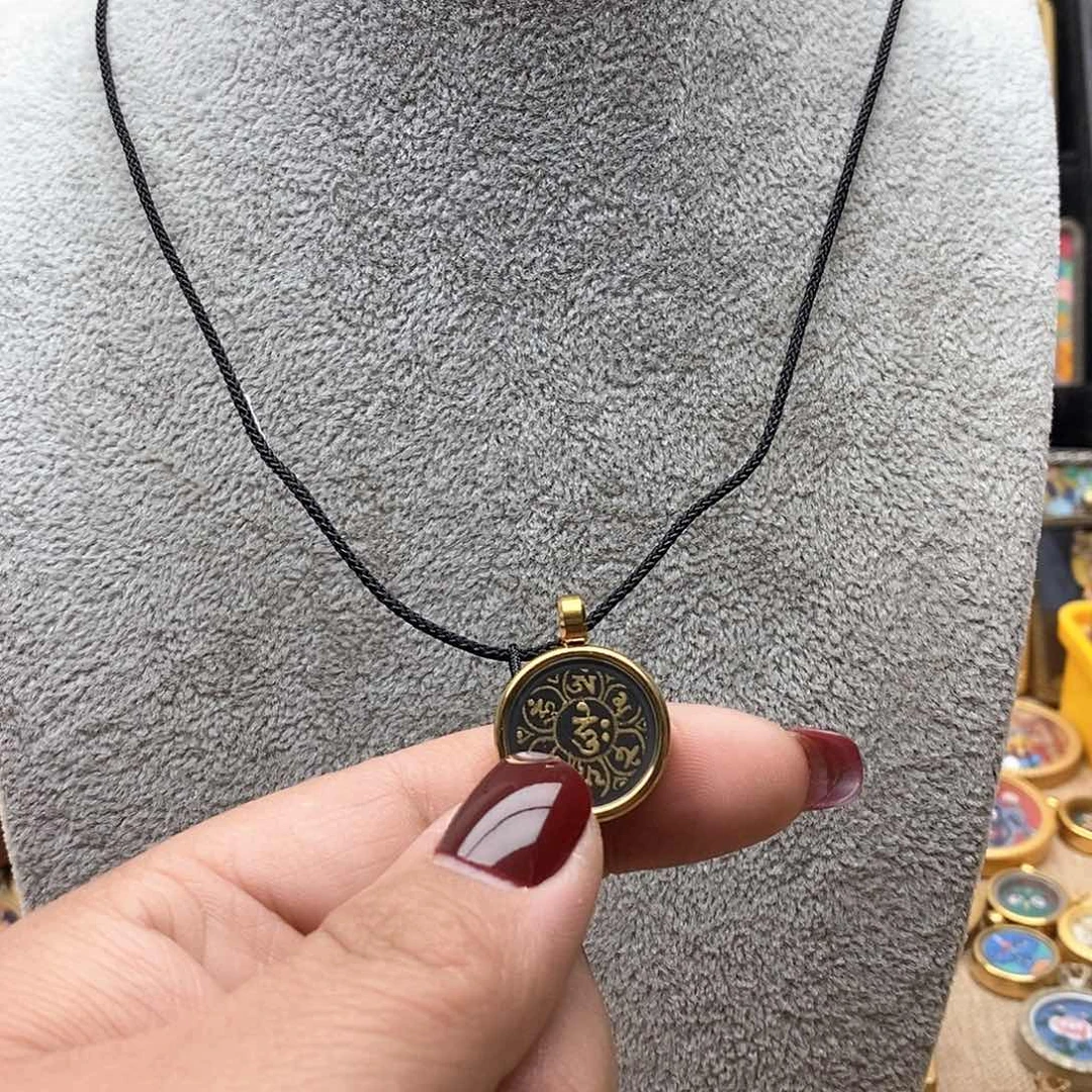 吊坠惜缘唐卡六字1.5