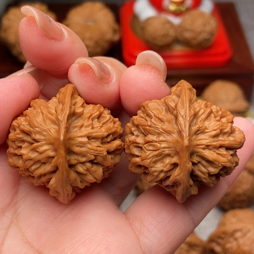 把件文玩核桃34全品绝配野生秦闷