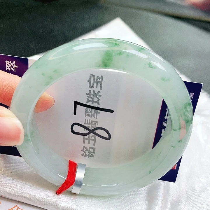 翡翠未镶嵌手镯缅甸天然a货翡翠手镯