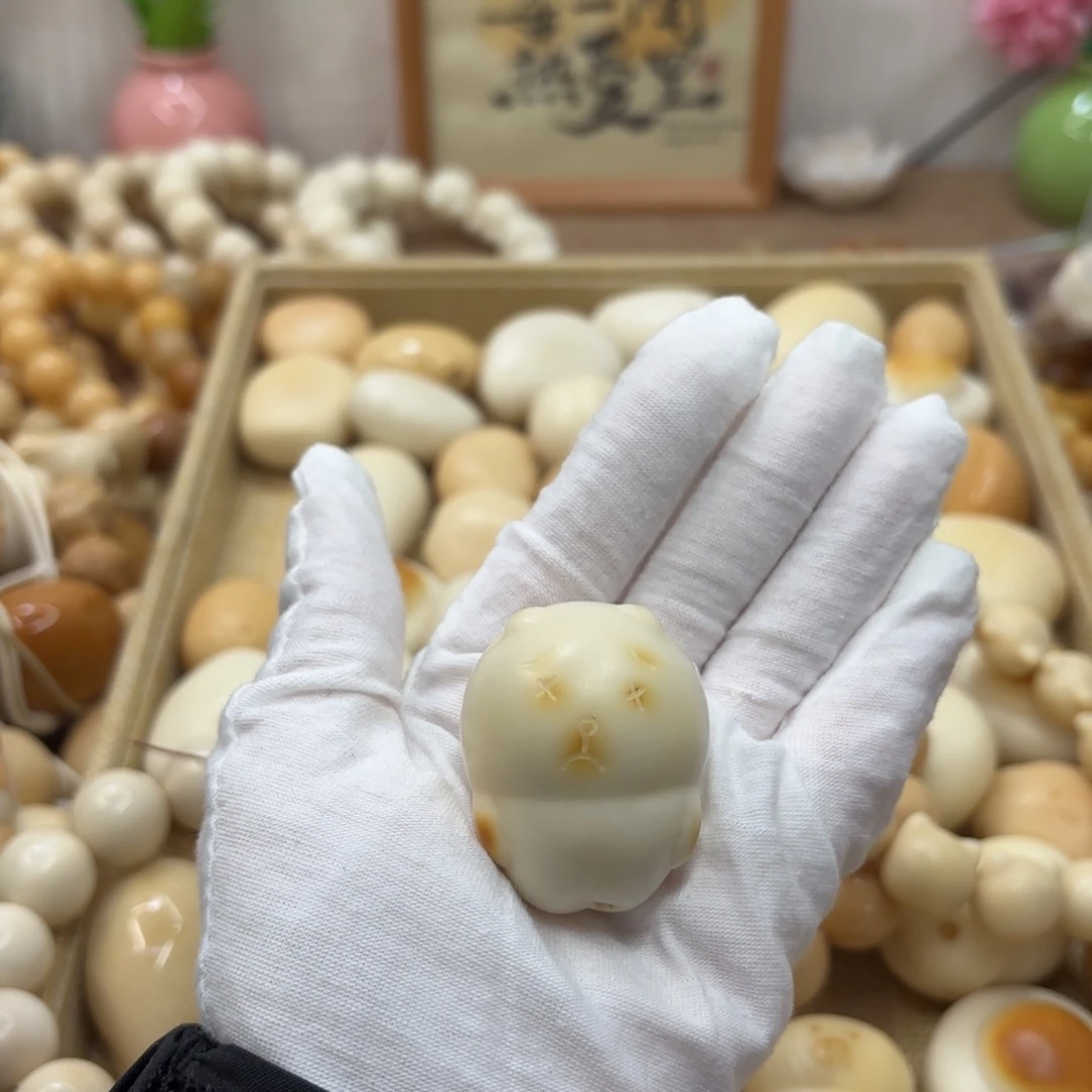 无***猴菩提根/象牙果吊坠牙果卡皮把件331