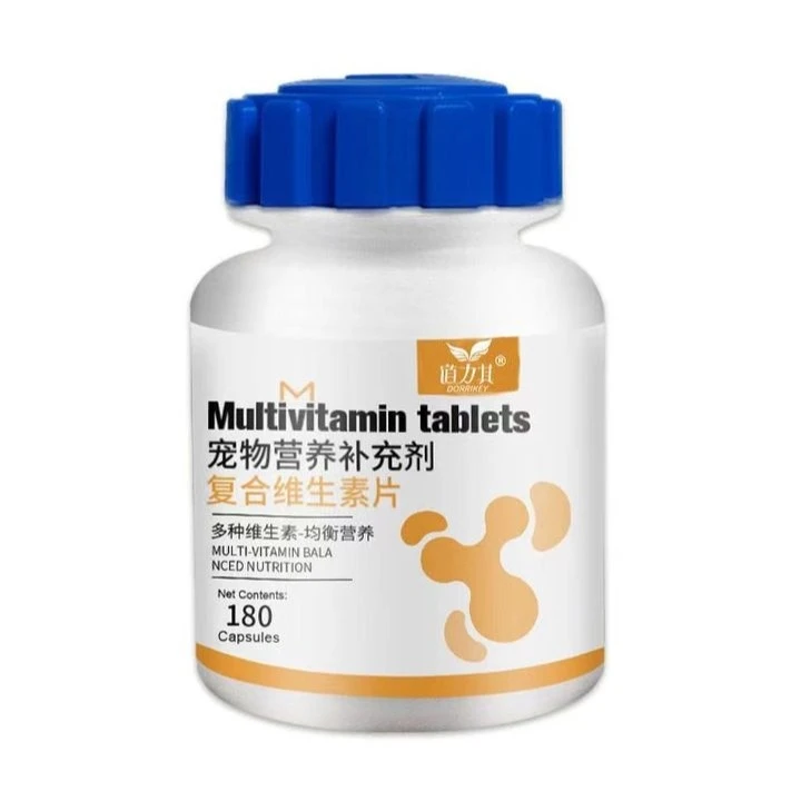 道力其 猫咪狗狗复合维生素片宠物美毛健骨补钙营养保健品180粒