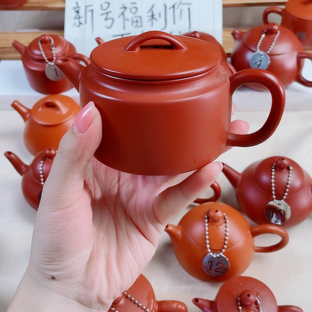 潮州朱泥壶大汉瓦180 微瑕