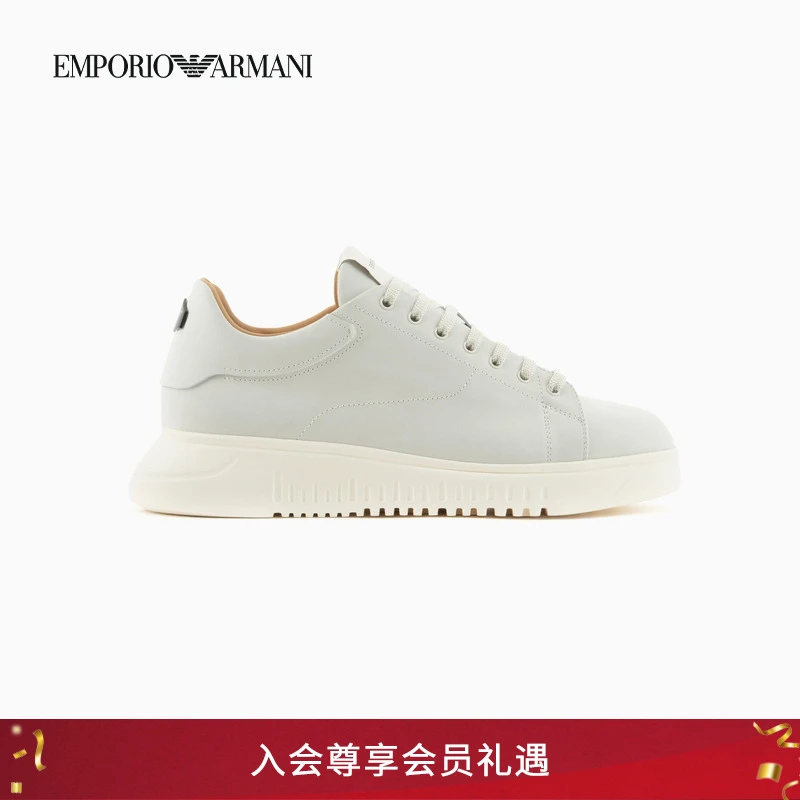 【新年礼物】EMPORIO ARMANI/阿玛尼春夏男士绑带厚底运动休闲鞋